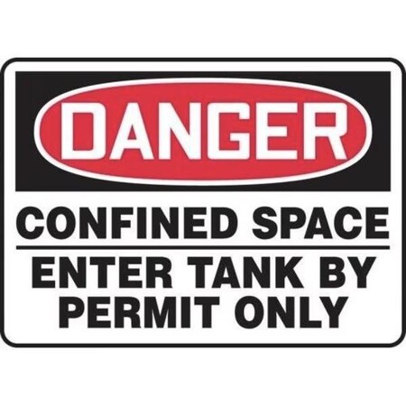 Accuform OSHA DANGER SAFETY SIGN CONFINED MCSP029VS MCSP029VS